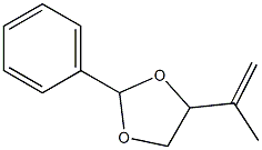 4-(1-Methylethenyl)-2-phenyl-1,3-dioxolane Struktur