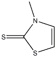 3-Methylthiazole-2(3H)-thione Struktur