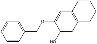 7-(Benzyloxy)tetralin-6-ol Struktur