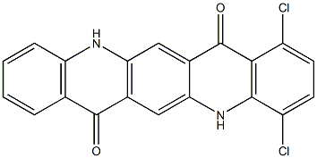 1,4-Dichloro-5,12-dihydroquino[2,3-b]acridine-7,14-dione Struktur