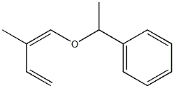 (Z)-2-Methyl-1-(1-phenylethoxy)-1,3-butadiene Struktur