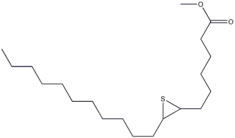 7,8-Epithiononadecanoic acid methyl ester Struktur