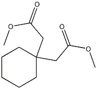 1,1-Cyclohexanediacetic acid dimethyl ester Struktur