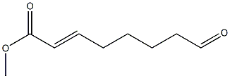 (2E)-8-Oxo-2-octenoic acid methyl ester Struktur