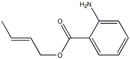 Anthanilic acid 2-butenyl ester Struktur