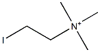 2-Iodo-N,N,N-trimethylethanaminium Struktur