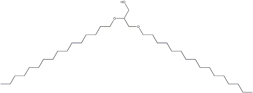 1-O,2-O-Dihexadecylglycerol Struktur