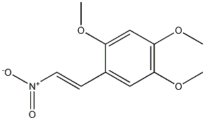 2,4,5-Trimethoxy-1-[(E)-2-nitroethenyl]benzene Struktur