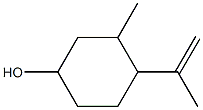 3-Methyl-4-isopropenylcyclohexanol Struktur