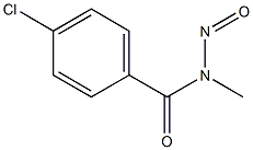 N-Nitroso-N-methyl-4-chlorobenzamide Struktur