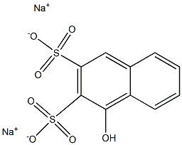 1-Naphthol disulfonic acid sodium salt Struktur