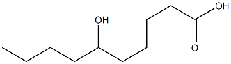 6-Hydroxycapric acid Struktur