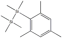 1-(2,4,6-Trimethylphenyl)-1,1,2,2,2-pentamethyldisilane Struktur