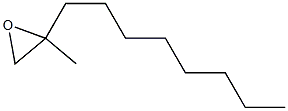 2-Methyl-2-octyloxirane Struktur