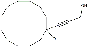 1-(3-Hydroxy-1-propynyl)-1-cyclododecanol Struktur