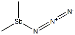 Dimethylazidoantimony Struktur