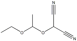 2-(1-Ethoxyethoxy)malononitrile Struktur