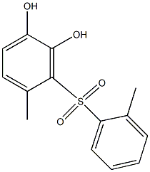 5,6-Dihydroxy-2,2'-dimethyl[sulfonylbisbenzene] Struktur