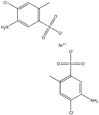 2-Chloro-4-toluidine-5-sulfonic acid nickel Struktur