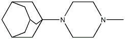 1-(1-Adamantyl)-4-methylpiperazine Struktur