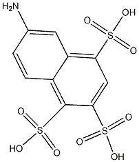 6-Amino-1,2,4-naphthalenetrisulfonic acid Struktur