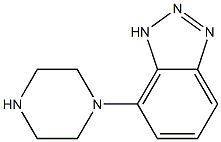 4-(Piperazin-1-yl)-3H-benzotriazole Struktur