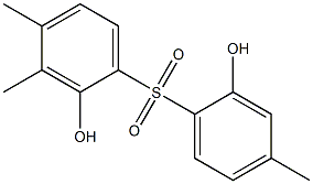 2,2'-Dihydroxy-3,4,4'-trimethyl[sulfonylbisbenzene] Struktur