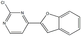 2-Chloro-4-(benzofuran-2-yl)pyrimidine Struktur