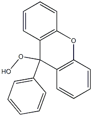 9-(Phenyl)-9H-xanthen-9-yl hydroperoxide Struktur