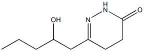 4,5-Dihydro-6-[2-hydroxypentyl]pyridazin-3(2H)-one Struktur