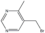 4-Methyl-5-(bromomethyl)pyrimidine Struktur