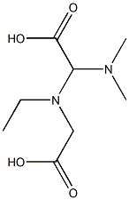 2-(Dimethylamino)ethyliminodiacetic acid Struktur