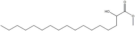 2-Hydroxyheptadecanoic acid methyl ester Struktur