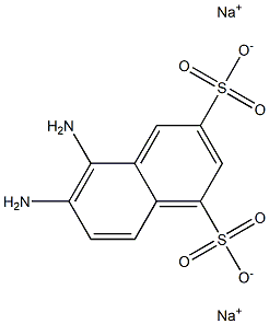 5,6-Diamino-1,3-naphthalenedisulfonic acid disodium salt Struktur