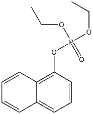 Diethyl 1-naphthyl phosphate Struktur