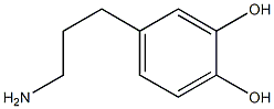 3-(3,4-Dihydroxyphenyl)-1-propanamine Struktur