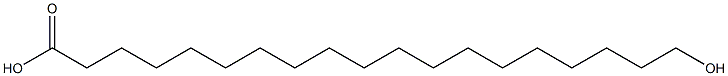 19-Hydroxynonadecanoic acid Struktur