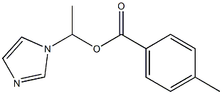 4-Methylbenzoic acid 1-(1H-imidazol-1-yl)ethyl ester Struktur