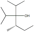 [S,(-)]-3-Isopropyl-2,4-dimethyl-3-hexanol Struktur