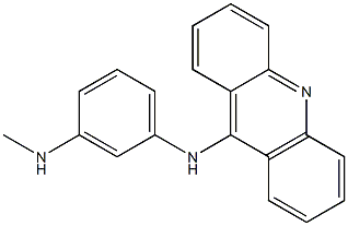 N-[3-(Methylamino)phenyl]-9-acridinamine Struktur