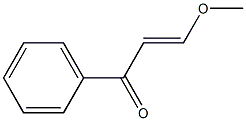 (2E)-1-Phenyl-3-methoxy-2-propene-1-one Struktur