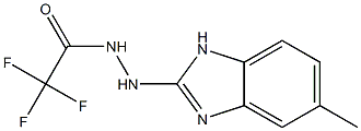 2-(5-Methyl-1H-benzimidazol-2-yl)-1-(trifluoroacetyl)hydrazine Struktur