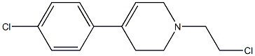 1-(2-Chloroethyl)-4-(p-chlorophenyl)-1,2,3,6-tetrahydropyridine Struktur