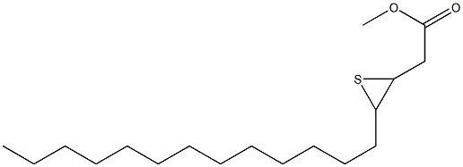 3,4-Epithioheptadecanoic acid methyl ester Struktur