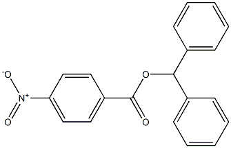 p-Nitrobenzoic acid benzhydryl ester Struktur