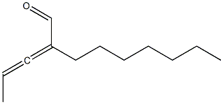 (S)-2-Heptyl-2,3-pentadien-1-al Struktur