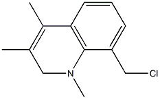 1,3,4-Trimethyl-8-chloromethyl-1,2-dihydroquinoline Struktur