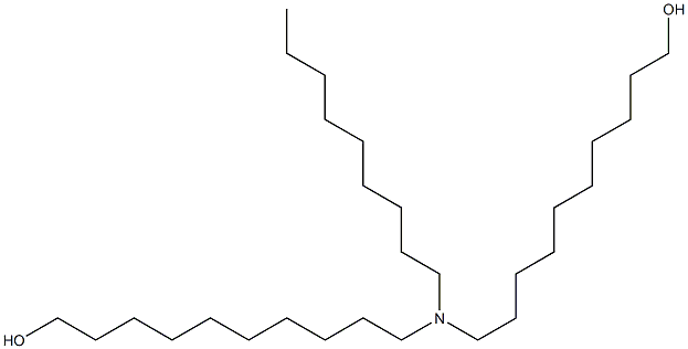 10,10'-(Nonylimino)bis(1-decanol) Struktur