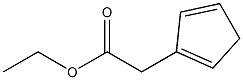 2-(Ethoxycarbonylmethyl)-1,3-cyclopentadiene Struktur