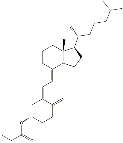 Cholecalciferol propionate Struktur